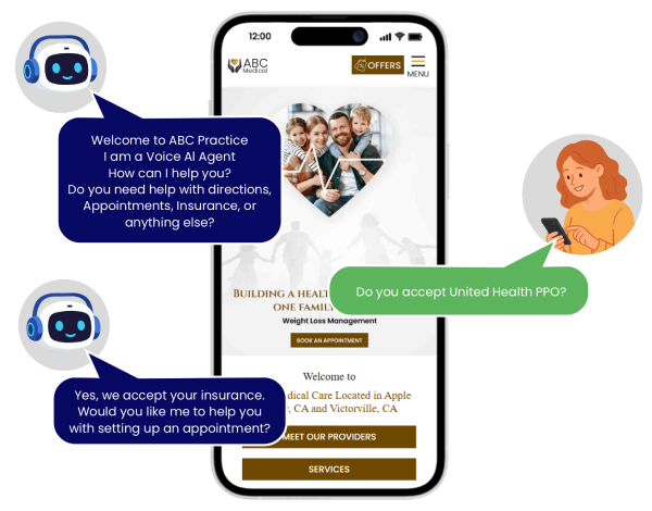 HIPAA-Compliant AI Voice Agent for Healthcare Practices