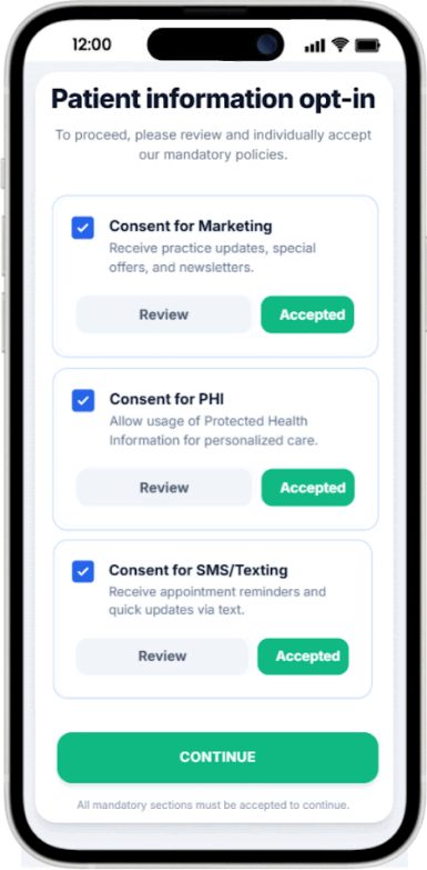 HIPAA-Compliant Consent Management App for Healthcare Practices HIPAA-Compliant Consent Management App for Healthcare Practices